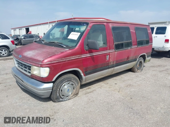 1993 Ford Econoline Cargo with VIN 1FDEE14N6PHB08293, listed as a IAAI auction lot 42052692 with Not Provided miles. Bid and sale history available at carsss.com. Image 2.