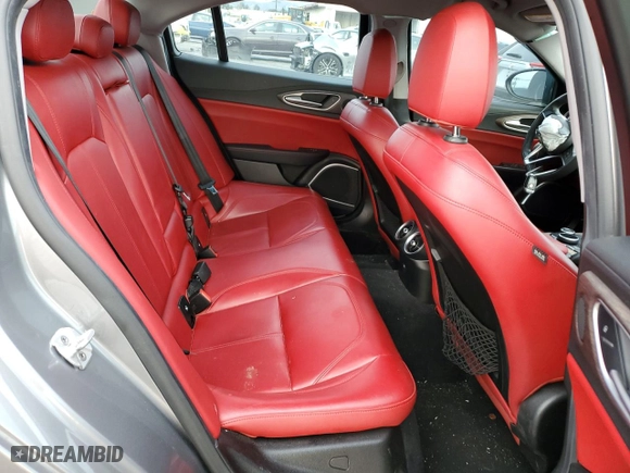 2017 Alfa Romeo Giulia Ti with VIN ZARFAECN5H7544840, listed as a Copart auction lot 43660255 with 0 mi miles and Salvage Title. Bid and sale history available at carsss.com. Image 10.
