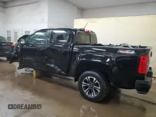 2021 Chevrolet Colorado 4WD Z71 with VIN 1GCGTDEN8M1158037, listed as a Copart auction lot 53803135 with 51,079 mi miles and Non repairable. Bid and sale history available at DreamBid. Image 2.
