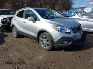 2016 Buick Encore Leather with VIN KL4CJGSB8GB656439, listed as a IAAI auction lot 41631434 with 57,793 mi miles. Bid and sale history available at carsss.com. Image 1.