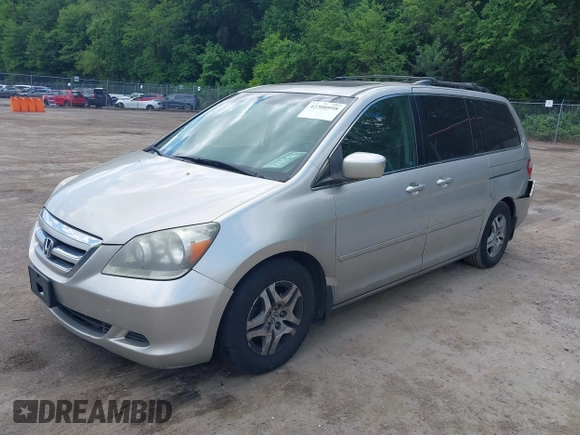 2006 Honda Odyssey EX-L z VIN 5FNRL38786B442374, wystawiony jako IAAI lot #42300958 z przebiegiem 338 841 mil mil oraz . Historia ofert i sprzedaży dostępna na DreamBid. Obrazek 18.