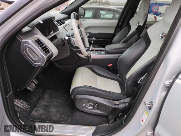 2022 Land Rover Range Rover Sport SVR with VIN SALWZ2RE2NA220101, listed as a Copart auction lot 54006325 with 24,809 mi miles and Salvage title. Bid and sale history available at DreamBid. Image 7.