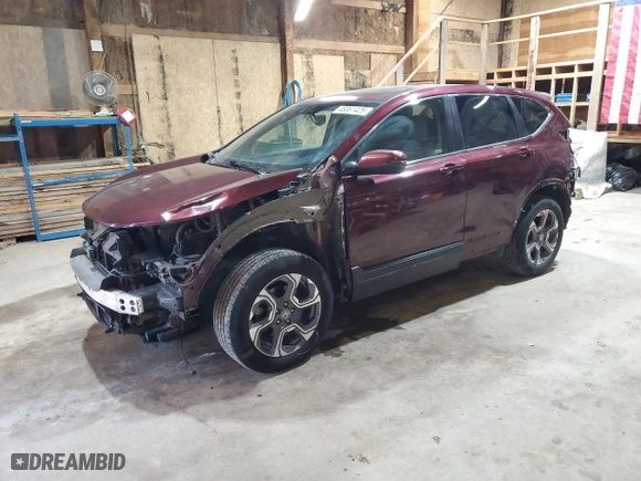2019 Honda CR-V EX-L with VIN 7FARW2H80KE023296, listed as a Copart auction lot 48061425 with 144,660 mi miles and Salvage Title. Bid and sale history available at carsss.com. Image 1.