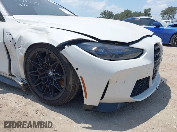 2021 BMW M4 with VIN WBS53AZ02MCH23791, listed as a IAAI auction lot 42318737 with 18,632 mi miles and . Bid and sale history available at DreamBid. Image 19.