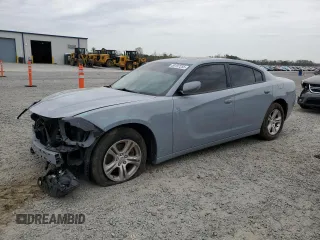 2021 Dodge Charger SXT with VIN 2C3CDXBG7MH522506, listed as a Copart auction lot 50197255 with 97,090 mi miles and Salvage Title. Bid and sale history available at DreamBid. Image 1.