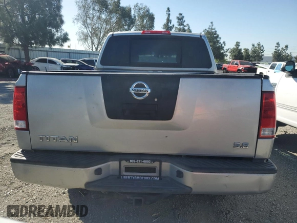 2008 Nissan Titan XE с VIN 1N6AA07D38N358652, выставлен на аукционе Copart как лот 52001585 с пробегом Не указан миль и Списание • Salvage title. История ставок и продаж доступна на DreamBid. Изображение 6.