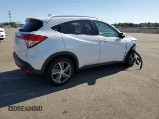 2022 Honda HR-V EX with VIN 3CZRU6H53NM765569, listed as a Copart auction lot 53507074 with 52,180 mi miles and Salvage Title. Bid and sale history available at carsss.com. Image 3.