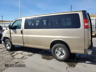 2007 Chevrolet Express Passenger with VIN 1GAHG35U371139158, listed as a Copart auction lot 77185544 with Not provided miles and Salvage title. Bid and sale history available at DreamBid. Image 2.