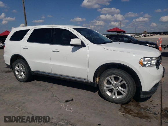 2013 Dodge Durango Special Service with VIN 1C4RDJFG7DC660210, listed as a Copart auction lot 69582474 with 166,441 mi miles and Clean Title. Bid and sale history available at carsss.com. Image 4.