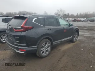 2022 Honda CR-V Touring with VIN 5J6RW2H91NL001906, listed as a Copart auction lot 48679515 with 19,921 mi miles and Salvage Title. Bid and sale history available at carsss.com. Image 3.