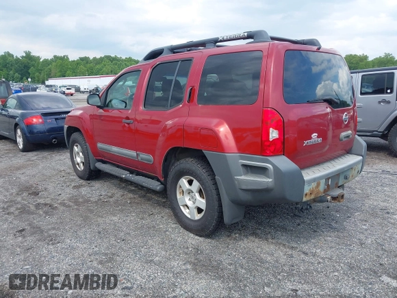 2005 Nissan Xterra S z VIN 5N1AN08W05C656764, wystawiony jako IAAI lot #42331404 z przebiegiem 144 575 mil mil oraz . Historia ofert i sprzedaży dostępna na DreamBid. Obrazek 3.