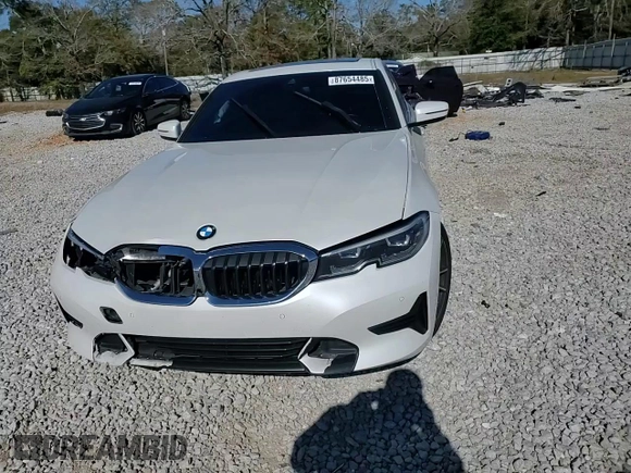 2021 BMW 3 Series 330i with VIN 3MW5R1J01M8B95759, listed as a Copart auction lot 87654485 with 73,864 mi miles and Salvage Title. Bid and sale history available at carsss.com. Image 11.