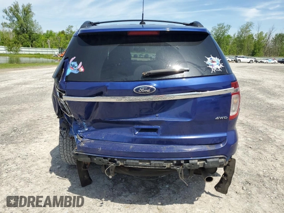 2013 Ford Explorer with VIN 1FM5K8B8XDGB92358, listed as a Copart auction lot 58974855 with 108,989 mi miles and Salvage title. Bid and sale history available at DreamBid. Image 6.