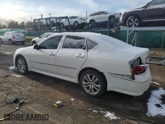 2009 Infiniti M with VIN JNKCY01F59M850803, listed as a Copart auction lot 51481445 with 171,188 mi miles and Salvage Title. Bid and sale history available at carsss.com. Image 2.