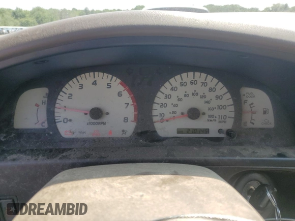 2004 Toyota Tacoma PreRunner z VIN 5TEGN92N24Z368036, wystawiony jako Copart lot #60845605 z przebiegiem 210 145 mil mil oraz Czysty tytuł • Clean title. Historia ofert i sprzedaży dostępna na DreamBid. Obrazek 9.