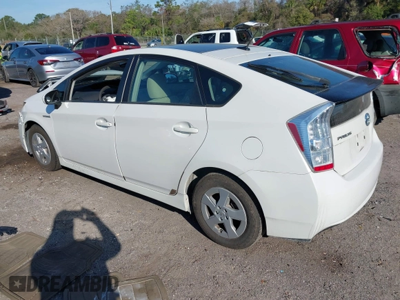 2010 Toyota Prius II with VIN JTDKN3DU1A0089183, listed as a IAAI auction lot 41690634 with 120,805 mi miles. Bid and sale history available at carsss.com. Image 3.