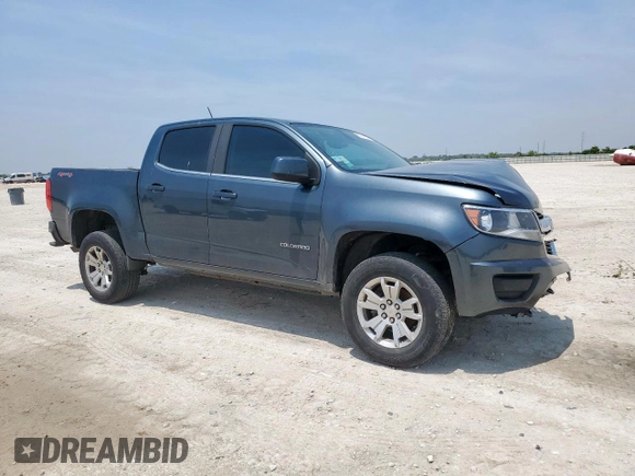 2020 Chevrolet Colorado 4WD LT with VIN 1GCGTCEN2L1102779, listed as a Copart auction lot 57091205 with 95,150 mi miles and Salvage title. Bid and sale history available at DreamBid. Image 4.