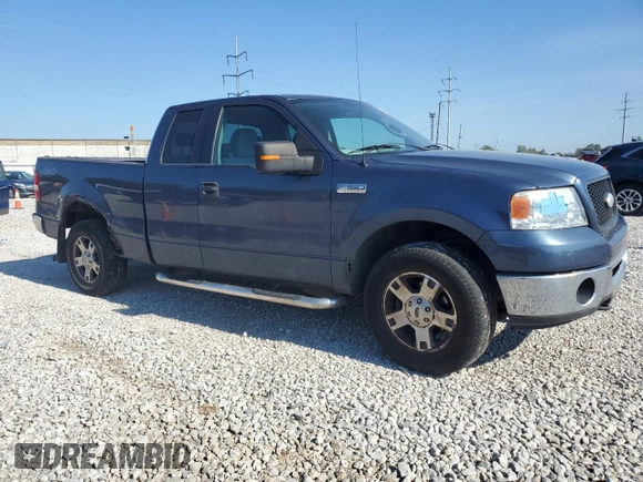 2006 Ford F-150 XLT with VIN 1FTPX14566NB30737, listed as a Copart auction lot 66104875 with 162,259 mi miles and Clean title. Bid and sale history available at DreamBid. Image 4.