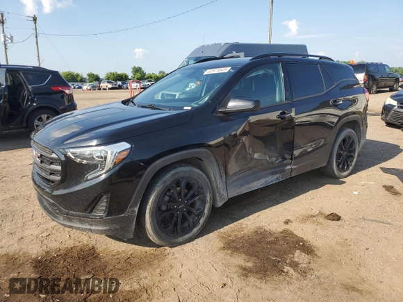 2019 GMC Terrain SLE z VIN 3GKALMEV2KL117998, wystawiony jako Copart lot #62919505 z przebiegiem 111 587 mil mil oraz Czysty tytuł • Clean title. Historia ofert i sprzedaży dostępna na DreamBid. Obrazek 1.
