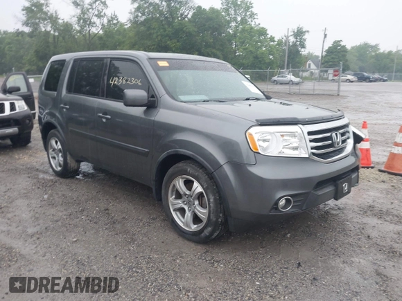 2013 Honda Pilot EX-L z VIN 5FNYF4H51DB076570, wystawiony jako IAAI lot #42382306 z przebiegiem 114 011 mil mil oraz . Historia ofert i sprzedaży dostępna na DreamBid. Obrazek 1.