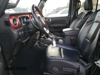 2021 Jeep Gladiator Rubicon with VIN 1C6JJTBG5ML500423, listed as a Copart auction lot 46954765 with 82,483 mi miles and Salvage title. Bid and sale history available at DreamBid. Image 7.