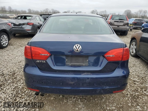2011 Volkswagen Jetta Sedan S with VIN 3VW2K7AJ2BM095354, listed as a Copart auction lot 52350855 with 77,063 mi miles and Salvage Title. Bid and sale history available at carsss.com. Image 6.