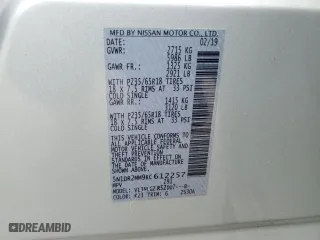2019 Nissan Pathfinder SV with VIN 5N1DR2MM9KC612257, listed as a Copart auction lot 64484694 with 64,911 mi miles and Salvage Title. Bid and sale history available at carsss.com. Image 13.