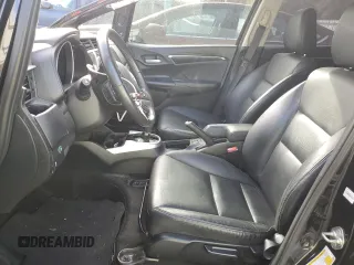 2018 Honda Fit EX-L with VIN 3HGGK5H93JM712611, listed as a Copart auction lot 76383484 with 125,072 mi miles and Salvage Title. Bid and sale history available at carsss.com. Image 7.