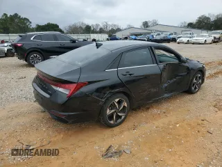 2021 Hyundai Elantra Limited with VIN KMHLP4AGXMU152289, listed as a Copart auction lot 46085895 with 96,977 mi miles and Salvage Title. Bid and sale history available at DreamBid. Image 3.