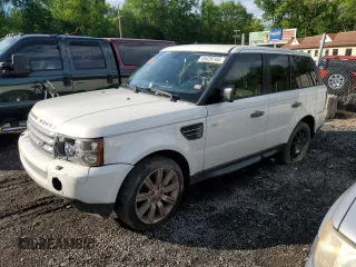 2009 Land Rover Range Rover Sport SC with VIN SALSH23409A196713, listed as a Copart auction lot 55426165 with 183,880 mi miles and Salvage Title. Bid and sale history available at DreamBid. Image 1.