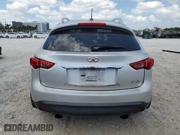 2010 Infiniti FX with VIN JN8AS1MU9AM800926, listed as a Copart auction lot 57456345 with 176,892 mi miles and Salvage title. Bid and sale history available at DreamBid. Image 6.