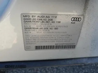 2013 Audi Q5 Premium Plus with VIN WA1LFAFP7DA042407, listed as a Copart auction lot 50419295 with 39,906 mi miles and Salvage Title. Bid and sale history available at carsss.com. Image 16.