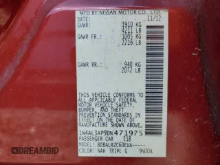 2013 Nissan Altima S with VIN 1N4AL3AP9DN471975, listed as a Copart auction lot 77129624 with 232,068 mi miles and Salvage Title. Bid and sale history available at DreamBid. Image 14.