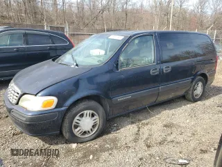 1997 Chevrolet Venture LS with VIN 1GNDX03E1VD180360, listed as a Copart auction lot 49961055 with 102,054 mi miles and Salvage Title. Bid and sale history available at carsss.com. Image 1.