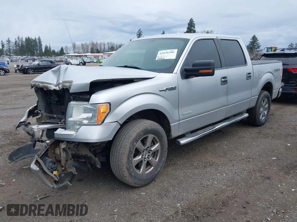 2012 Ford F-150 XL with VIN 1FTFW1ET7CFA72882, listed as a IAAI auction lot 41836206 with 115,474 mi miles. Bid and sale history available at carsss.com. Image 2.