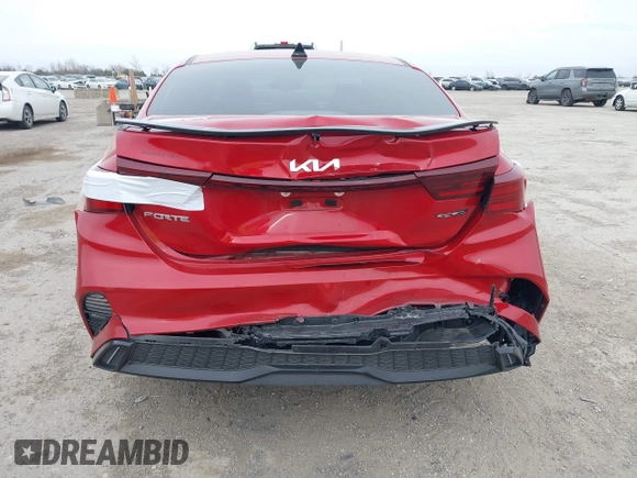 2024 Kia Forte GT-Line with VIN 3KPF54AD8RE800716, listed as a IAAI auction lot 41743373 with 9,667 mi miles. Bid and sale history available at carsss.com. Image 6.