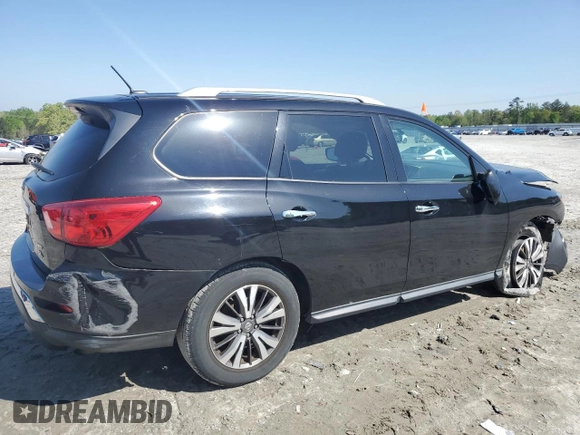 2018 Nissan Pathfinder SL z VIN 5N1DR2MM3JC617114, wystawiony jako Copart lot #51910065 z przebiegiem 145 920 mil mil oraz Nie do naprawy • Non repairable. Historia ofert i sprzedaży dostępna na DreamBid. Obrazek 3.