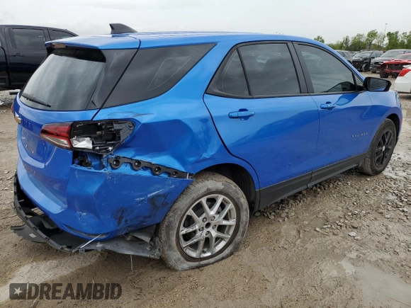 2024 Chevrolet Equinox LS with VIN 3GNAXHEG8RL216769, listed as a Copart auction lot 50517505 with 75,903 mi miles and Salvage Title. Bid and sale history available at DreamBid. Image 3.