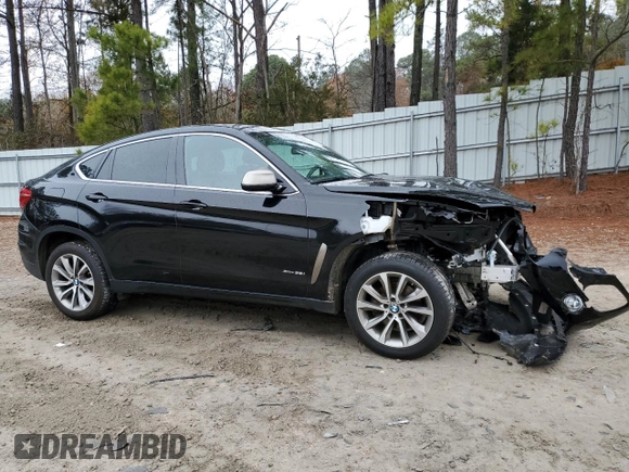 2017 BMW X6 xDrive35i with VIN 5UXKU2C30H0X47848, listed as a Copart auction lot 70291292 with 60,339 mi miles. Bid and sale history available at carsss.com. Image 4.