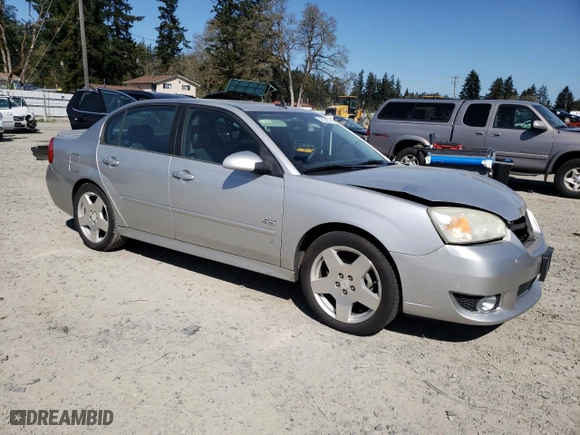 2006 Chevrolet Malibu SS with VIN 1G1ZW53186F178860, listed as a Copart auction lot 53158215 with 177,893 mi miles and Salvage Title. Bid and sale history available at carsss.com. Image 4.