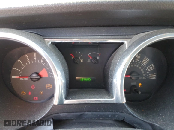 2008 Ford Mustang GT Deluxe with VIN 1ZVHT82H885175507, listed as a Copart auction lot 50826835 with 134,605 mi miles and Salvage Title. Bid and sale history available at carsss.com. Image 9.