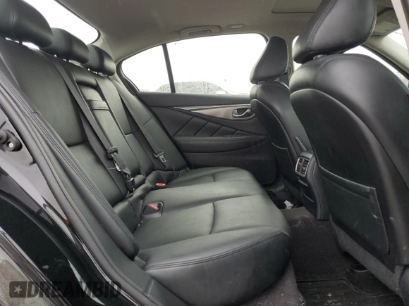 2017 Infiniti Q50 Signature Edition with VIN JN1EV7AR3HM840407, listed as a Copart auction lot 59812325 with 153,709 mi miles and Salvage title. Bid and sale history available at DreamBid. Image 10.