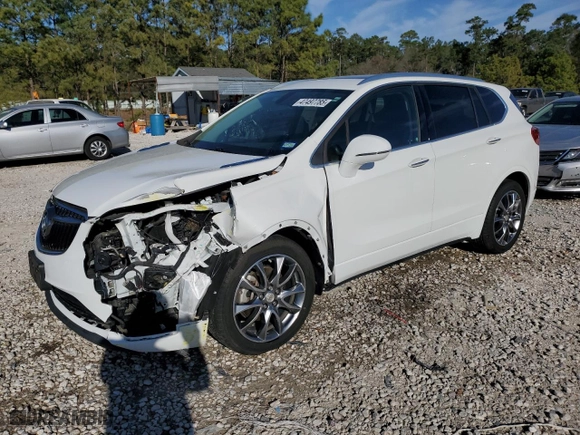 2020 Buick Envision Essence with VIN LRBFXCSA4LD159404, listed as a Copart auction lot 47497785 with 50,357 mi miles and Salvage Title. Bid and sale history available at carsss.com. Image 1.