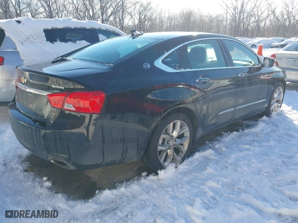 2020 Chevrolet Impala Premier with VIN 1G1105S37LU113569, listed as a IAAI auction lot 41236072 with 101,146 mi miles. Bid and sale history available at carsss.com. Image 4.
