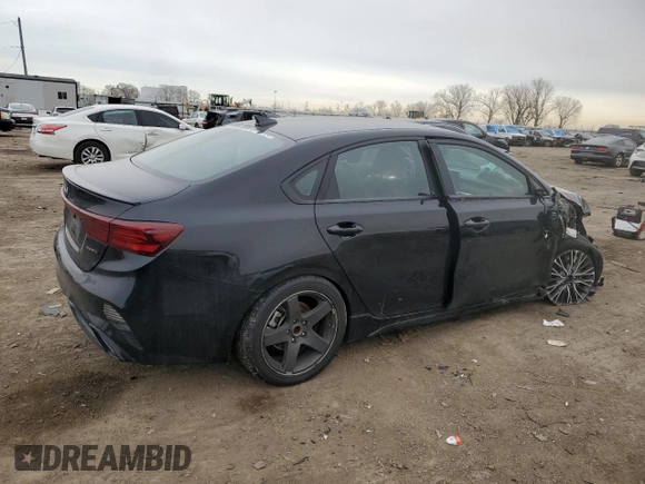 2024 Kia Forte GT-Line with VIN 3KPF54AD2RE738892, listed as a Copart auction lot 44420115 with 27,475 mi miles and Salvage Title. Bid and sale history available at carsss.com. Image 3.