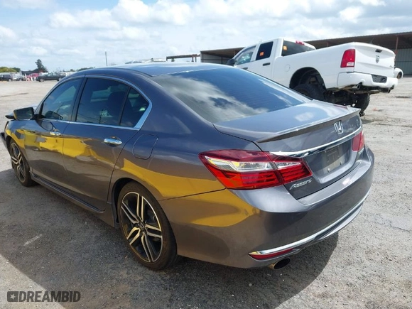 2017 Honda Accord Sedan Sport with VIN 1HGCR2F55HA274741, listed as a IAAI auction lot 41928704 with 130,173 mi miles. Bid and sale history available at carsss.com. Image 3.