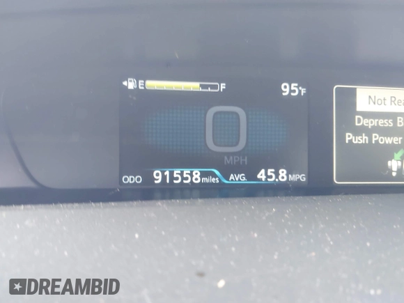 2021 Toyota Prius LE with VIN JTDL9MFU0M3029880, listed as a IAAI auction lot 42450003 with 91,558 mi miles and . Bid and sale history available at DreamBid. Image 15.