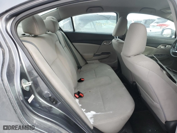 2013 Honda Civic Sdn LX with VIN 19XFB2F5XDE007098, listed as a Copart auction lot 45141365 with 154,810 mi miles and Salvage Title. Bid and sale history available at carsss.com. Image 10.