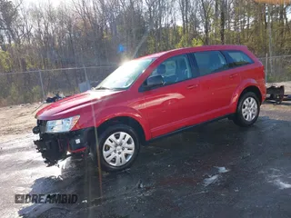 2015 Dodge Journey American Value Pkg with VIN 3C4PDCAB8FT610745, listed as a IAAI auction lot 41812606 with 252,734 mi miles. Bid and sale history available at carsss.com. Image 18.