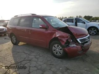 2012 Kia Sedona LX with VIN KNDMG4C71C6432790, listed as a Copart auction lot 71918464 with 0 mi miles and Salvage Title. Bid and sale history available at carsss.com. Image 4.